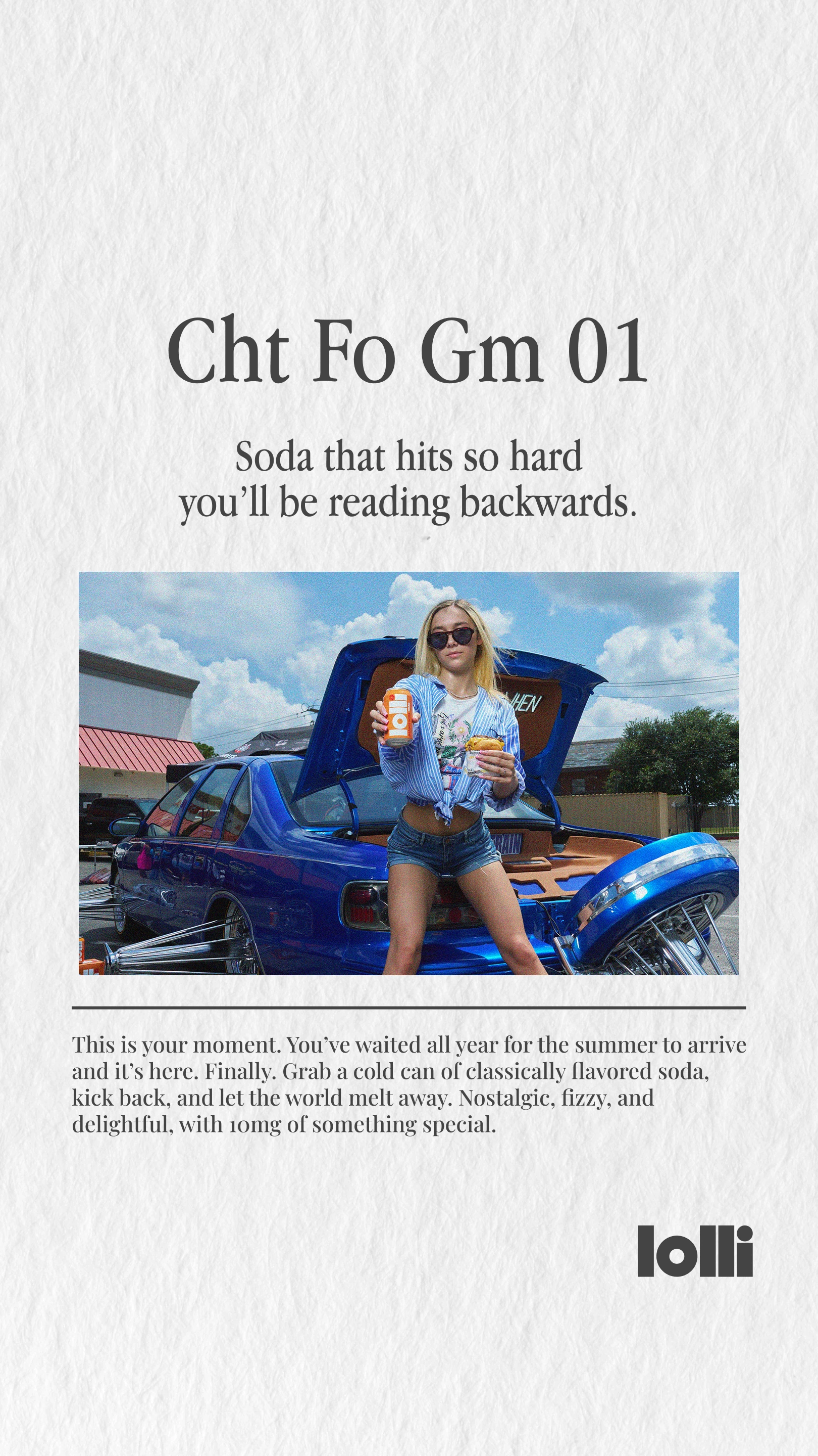 Lolli soda lifestyle